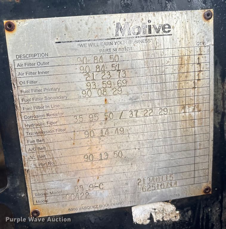 image for item DU0306 1999 Dynapac CC422 double drum vibratory roller