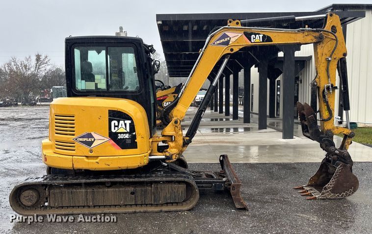image for item DU0308 2017 Caterpillar 305E2 mini excavator