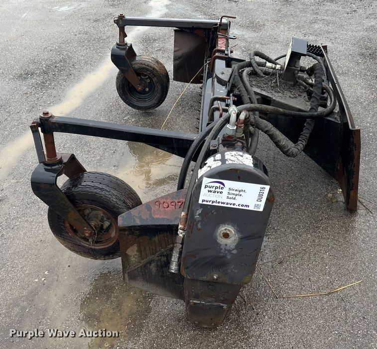 image for item DU0316 Harley M-8 skid steer landscape rake