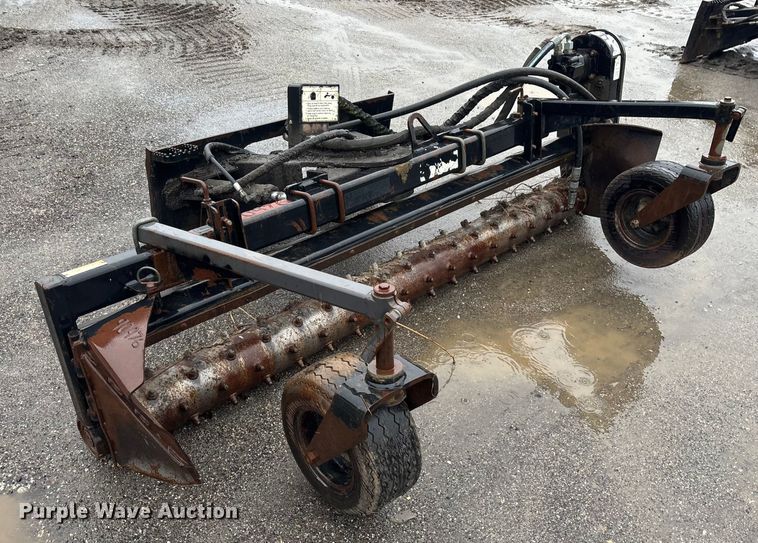 image for item DU0316 Harley M-8 skid steer landscape rake