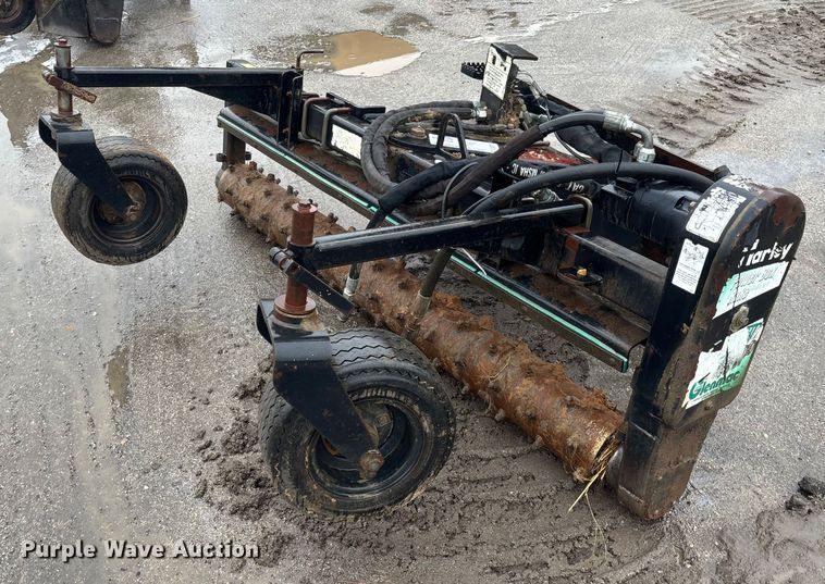 image for item DU0317 Glenmac M-6 skid steer power rake