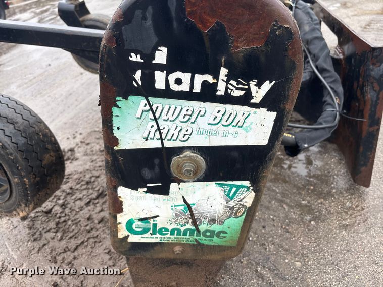 image for item DU0317 Glenmac M-6 skid steer power rake