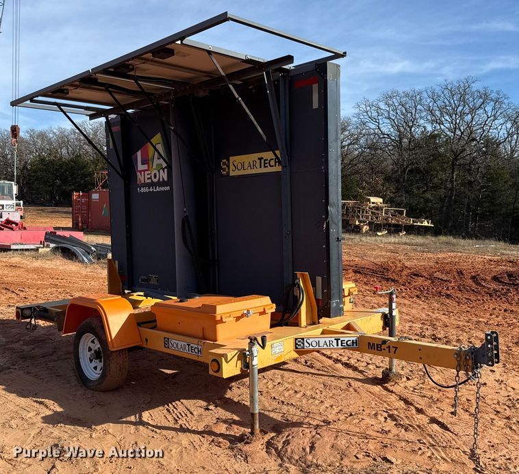 image for item DW5198 2012 SolarTech Silent Messenger message board trailer