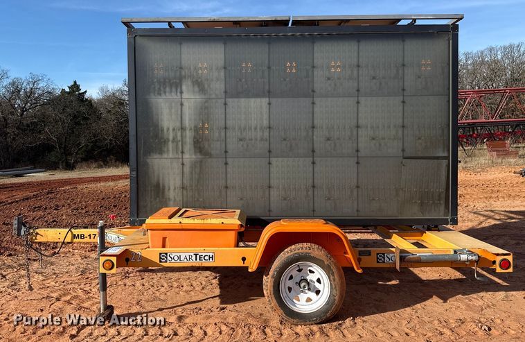 image for item DW5198 2012 SolarTech Silent Messenger message board trailer