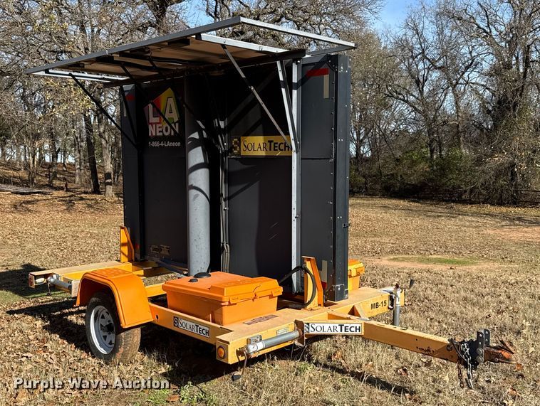 image for item DW5199 2012 SolarTech Silent messenger message board trailer