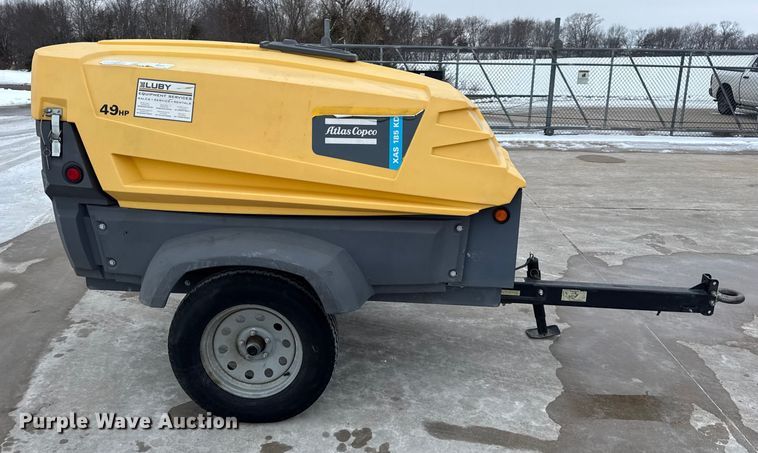 image for item DW6689 2018 Atlas Copco XAS 185 KD7 PE T4F air compressor