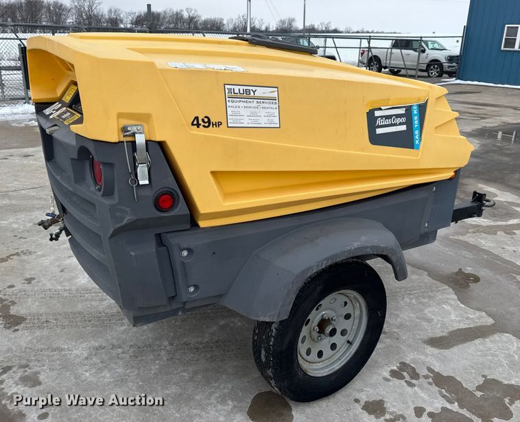 image for item DW6689 2018 Atlas Copco XAS 185 KD7 PE T4F air compressor