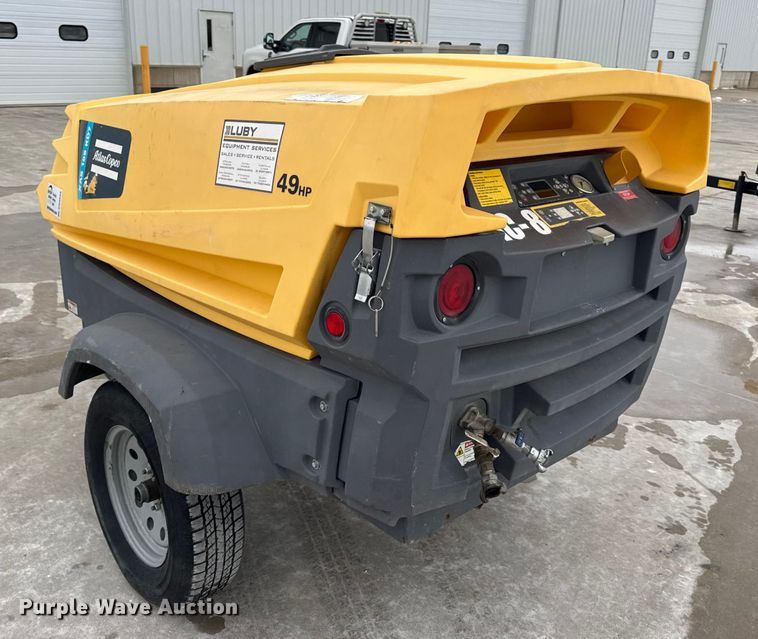 image for item DW6689 2018 Atlas Copco XAS 185 KD7 PE T4F air compressor