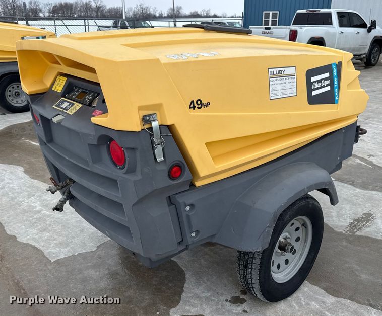 image for item DW6690 2018 Atlas Copco XAS 185 KD7 PE T4F air compressor