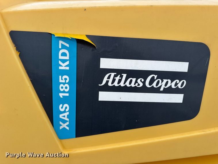 image for item DW6690 2018 Atlas Copco XAS 185 KD7 PE T4F air compressor