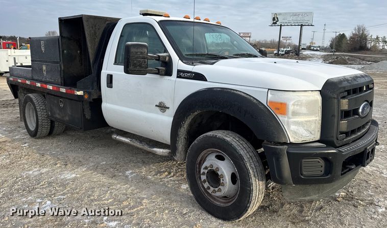 image for item DW6711 2013 Ford F450 Super Duty XL flatbed truck