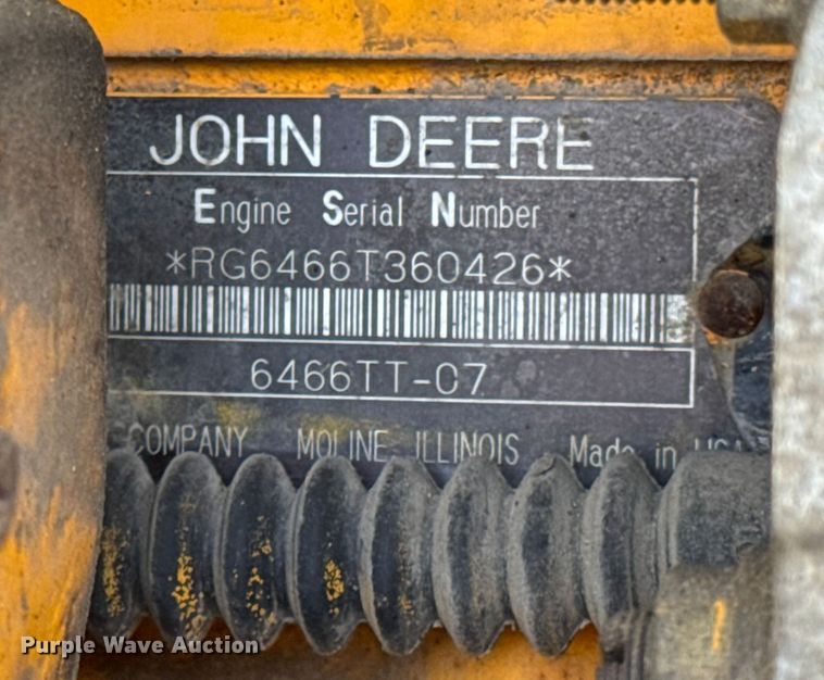 image for item DW6713 1992 John Deere 770B motor grader