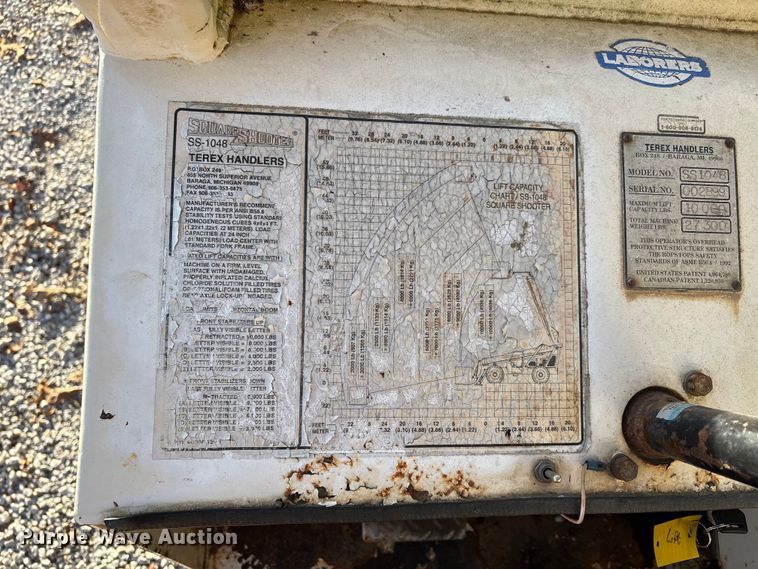 image for item DW7315 Terex SS1048 telehandler