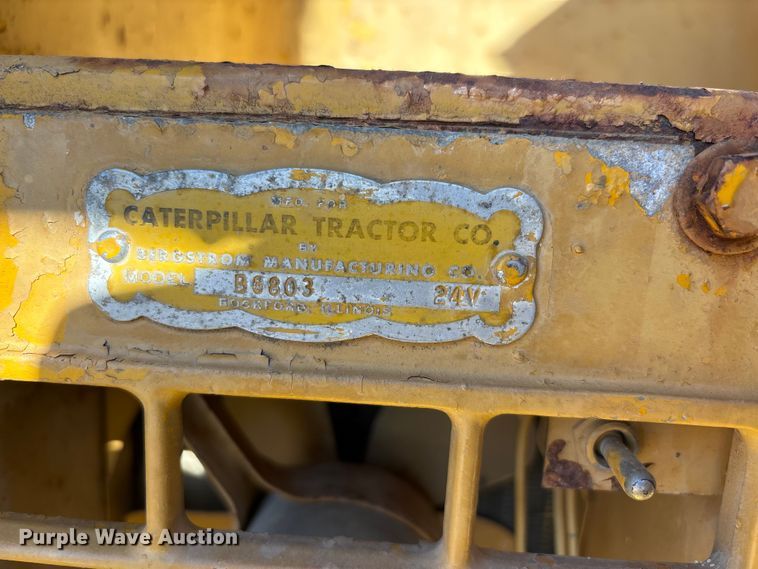 image for item DW7318 1969 Caterpillar 12F rigid frame motor grader