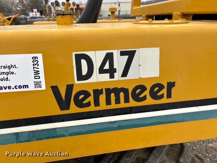 image for item DW7339 1992 Vermeer V450 trencher