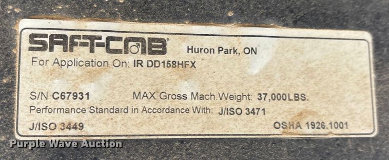 image for item DW7340 2006 Ingersoll Rand DD158HFA double drum vibratory roller