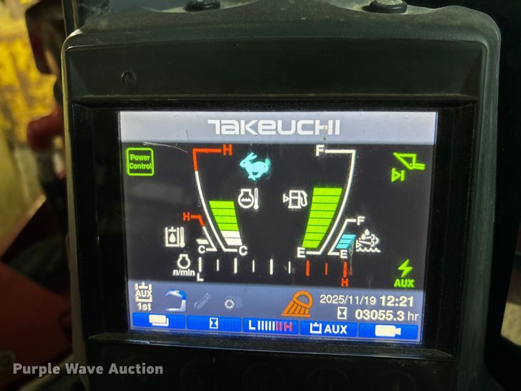 image for item DW7341 2021 Takeuchi TL12V2 tracked skid steer loader