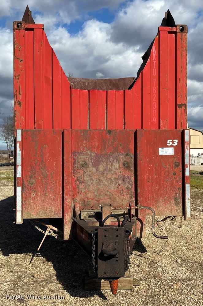 image for item DW7345 1999 Trail King TK20-2400 flatbed trailer