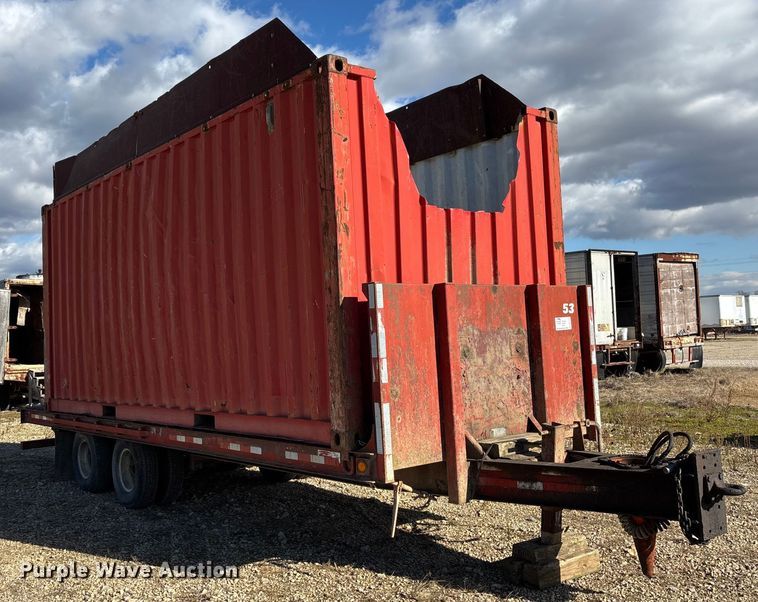 image for item DW7345 1999 Trail King TK20-2400 flatbed trailer