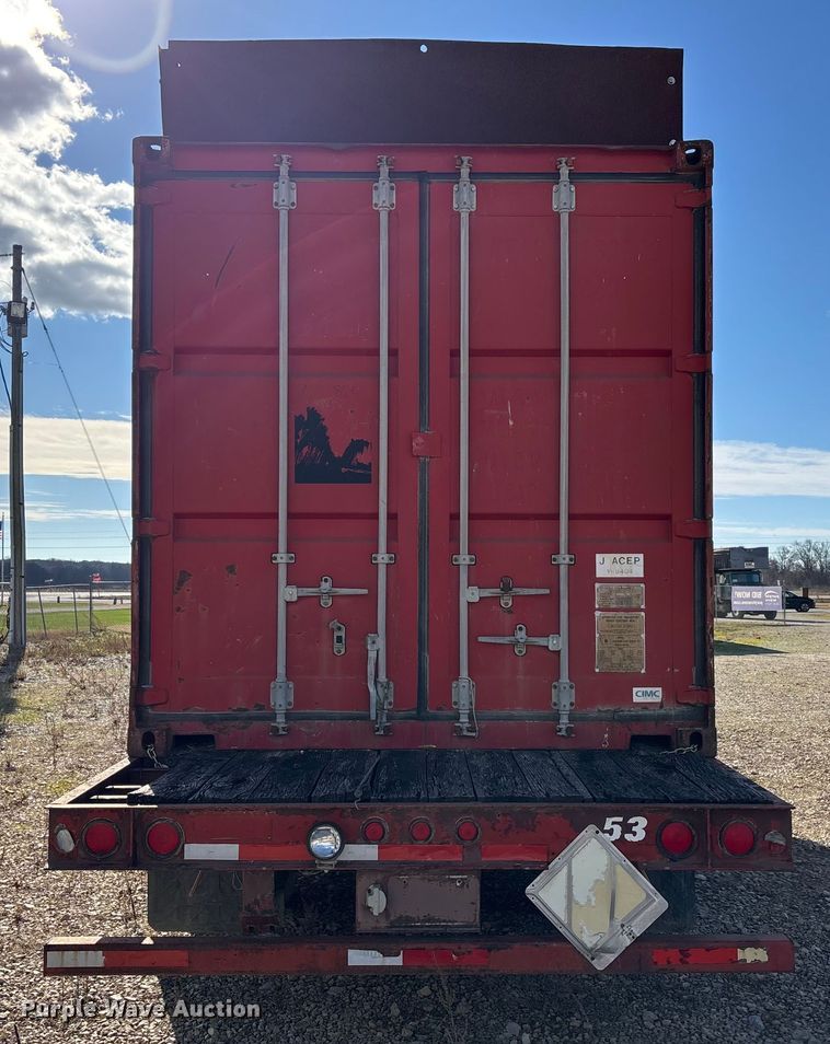 image for item DW7345 1999 Trail King TK20-2400 flatbed trailer