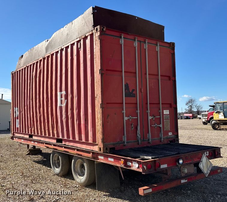 image for item DW7345 1999 Trail King TK20-2400 flatbed trailer