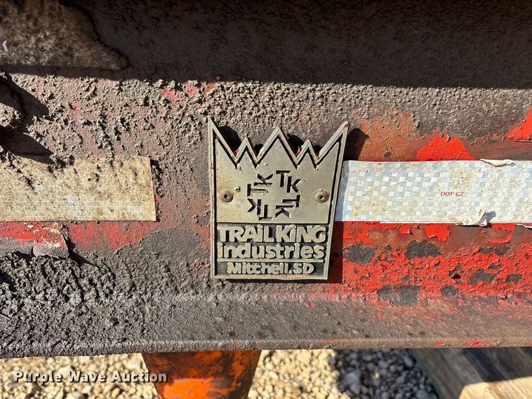 image for item DW7345 1999 Trail King TK20-2400 flatbed trailer