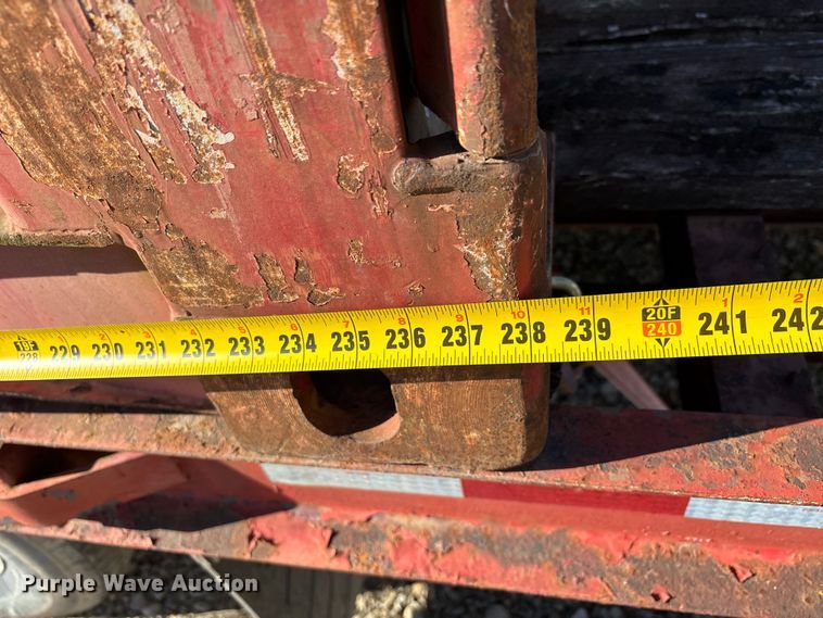 image for item DW7345 1999 Trail King TK20-2400 flatbed trailer