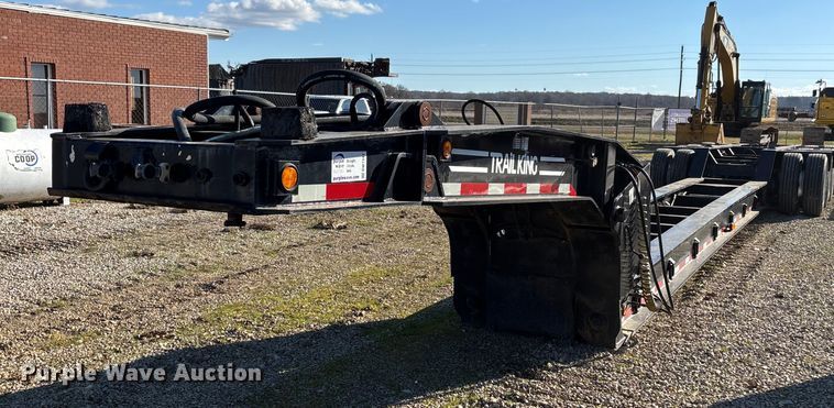 image for item DW7347 1991 Trail King lowboy equipment trailer