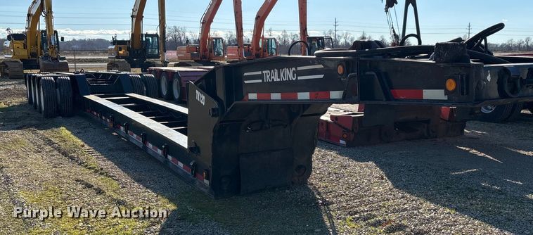 image for item DW7347 1991 Trail King lowboy equipment trailer