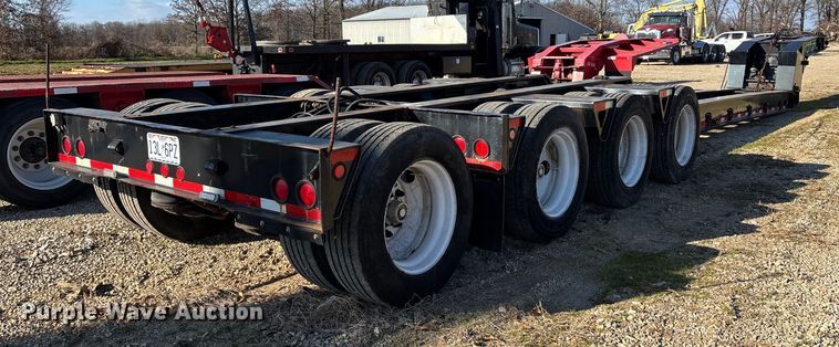 image for item DW7347 1991 Trail King lowboy equipment trailer
