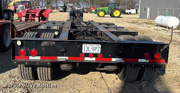image for item DW7347 1991 Trail King lowboy equipment trailer