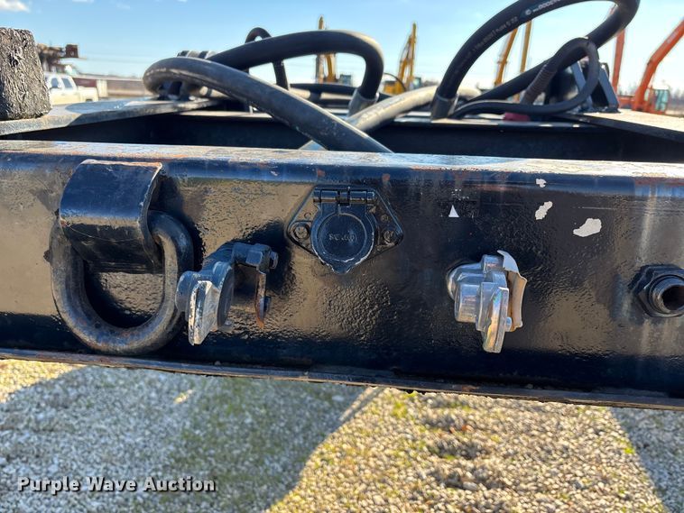 image for item DW7347 1991 Trail King lowboy equipment trailer