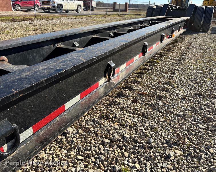 image for item DW7347 1991 Trail King lowboy equipment trailer