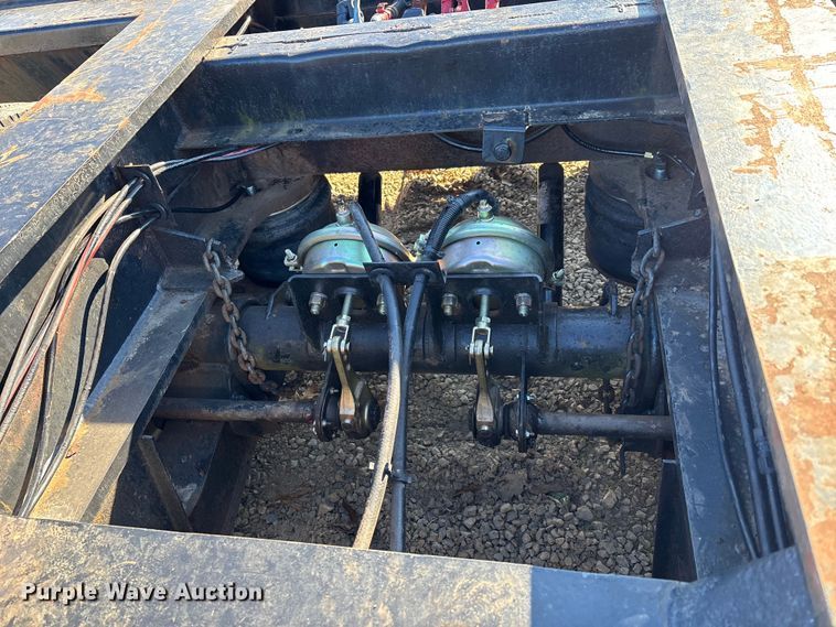 image for item DW7347 1991 Trail King lowboy equipment trailer