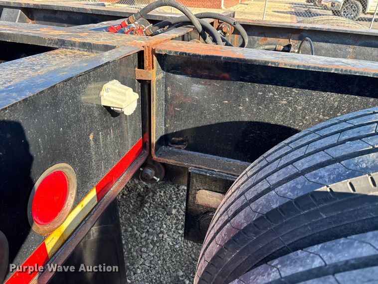 image for item DW7347 1991 Trail King lowboy equipment trailer