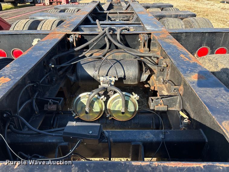 image for item DW7347 1991 Trail King lowboy equipment trailer