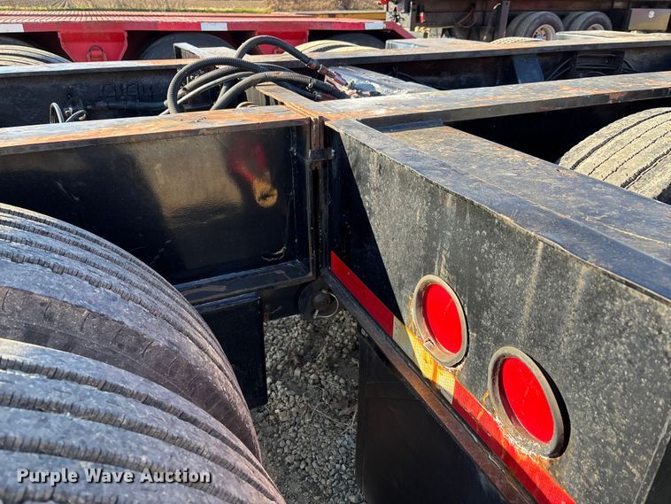 image for item DW7347 1991 Trail King lowboy equipment trailer