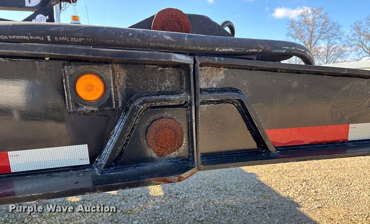 image for item DW7347 1991 Trail King lowboy equipment trailer