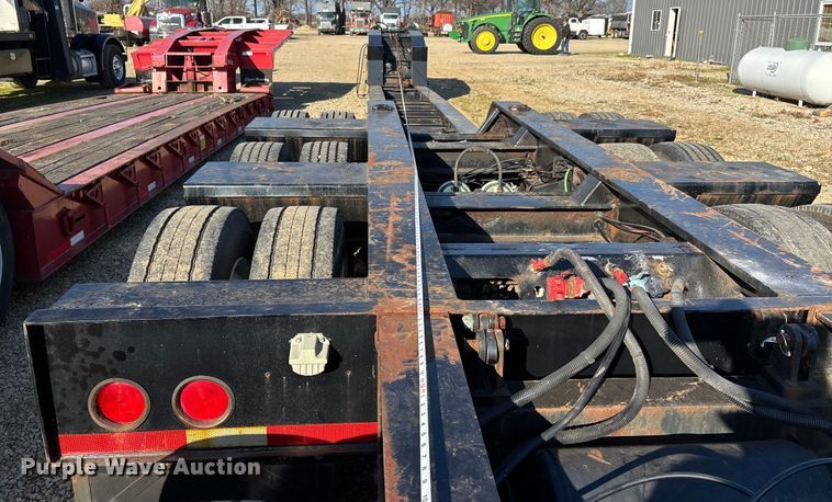 image for item DW7347 1991 Trail King lowboy equipment trailer