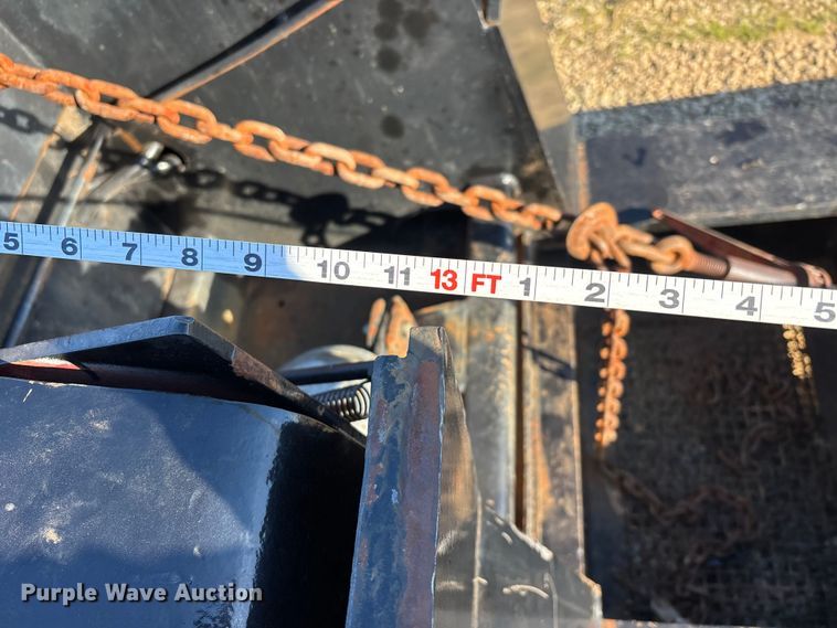 image for item DW7347 1991 Trail King lowboy equipment trailer