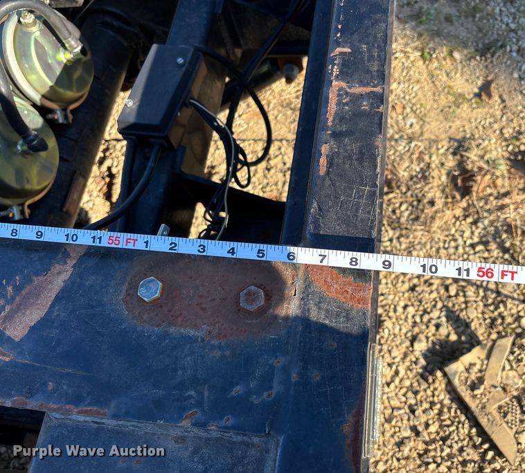 image for item DW7347 1991 Trail King lowboy equipment trailer