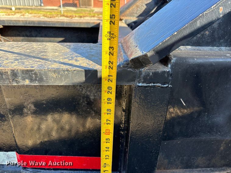 image for item DW7347 1991 Trail King lowboy equipment trailer