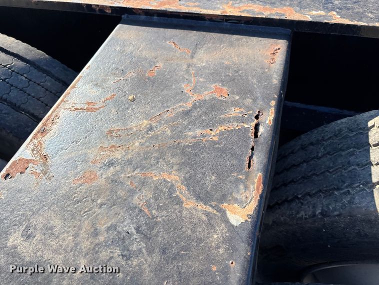 image for item DW7347 1991 Trail King lowboy equipment trailer