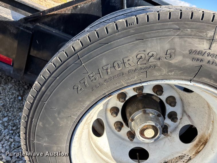 image for item DW7347 1991 Trail King lowboy equipment trailer