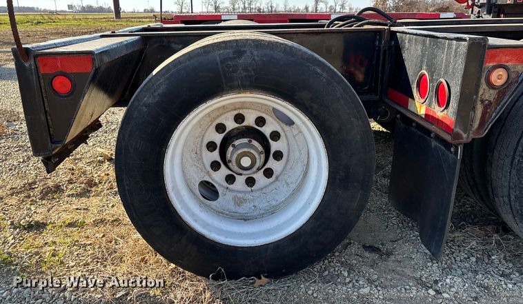 image for item DW7347 1991 Trail King lowboy equipment trailer