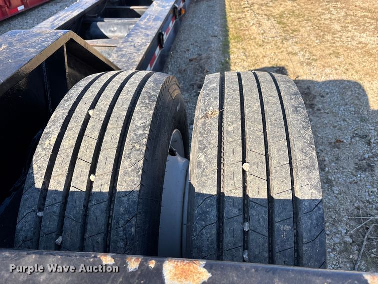 image for item DW7347 1991 Trail King lowboy equipment trailer