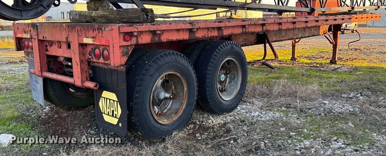 image for item DW7350 1970 Transcraft TH 40 flatbed trailer