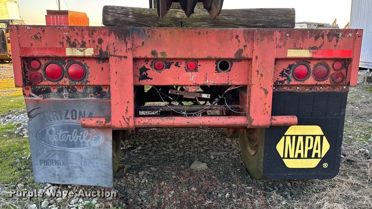 image for item DW7350 1970 Transcraft TH 40 flatbed trailer