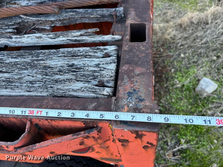 image for item DW7350 1970 Transcraft TH 40 flatbed trailer