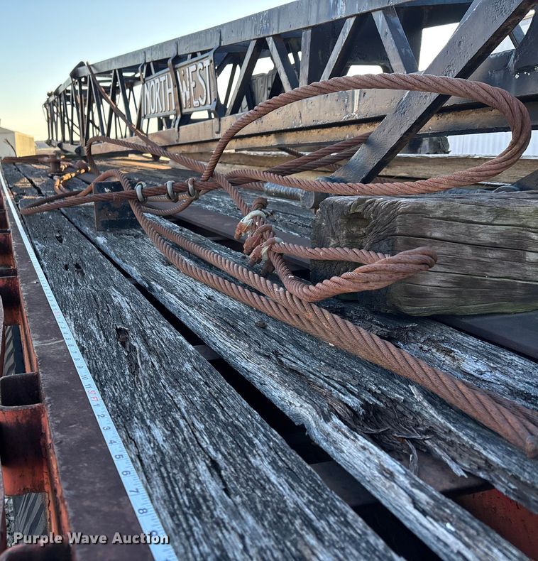 image for item DW7350 1970 Transcraft TH 40 flatbed trailer